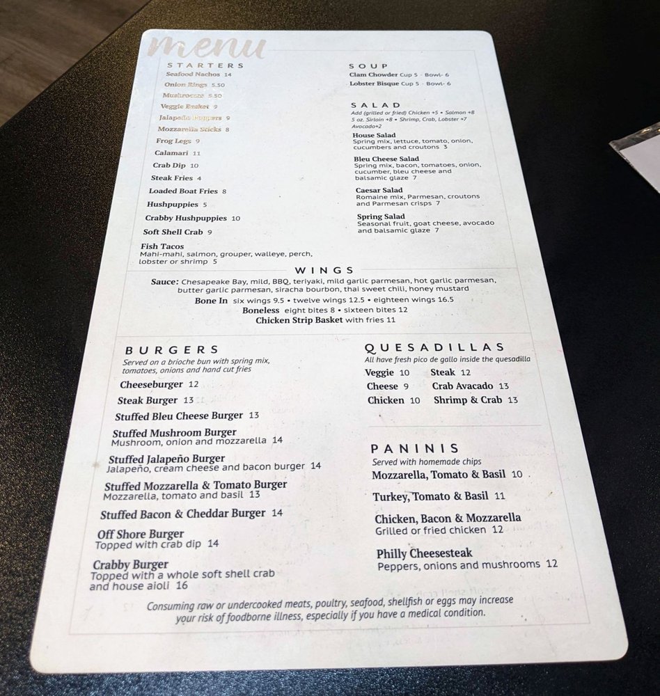 DeMore's Offshore Bar & Grill Menu - Image 12