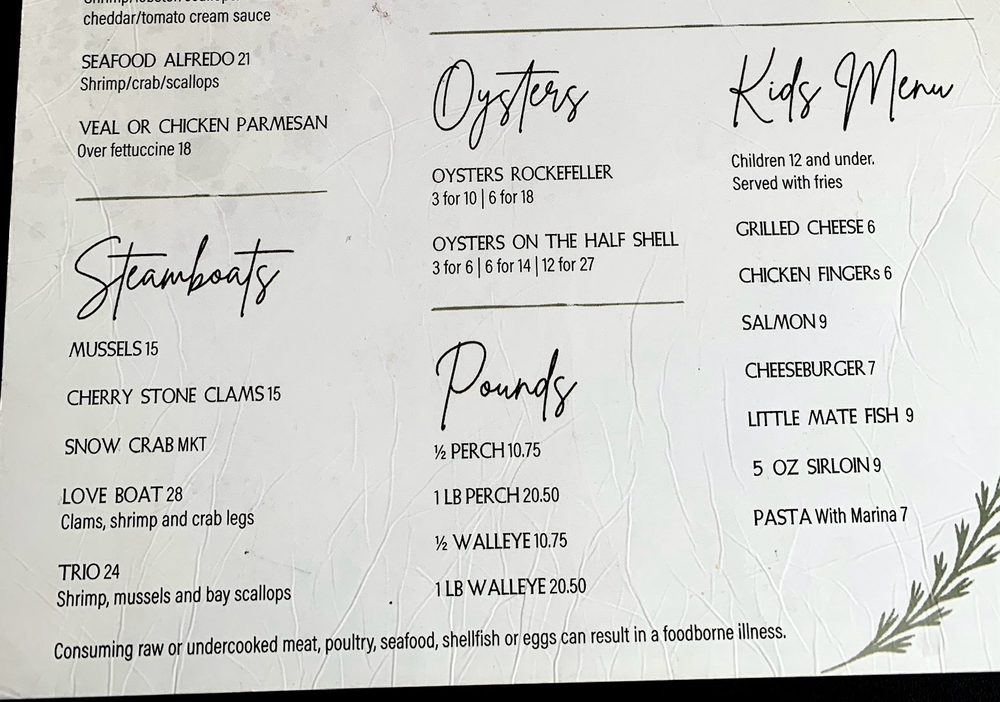 DeMore's Offshore Bar & Grill Menu - Image 2
