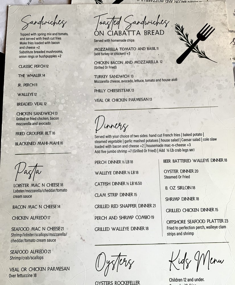 DeMore's Offshore Bar & Grill Menu - Image 3